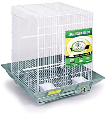 Prevue Hendryx SP850B/B Clean Life Cockatiel Cage, Black, 1/2"