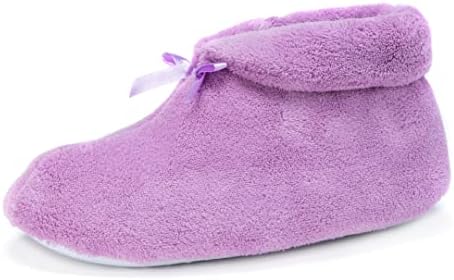 Soft Ones womens Micro Chenille Boot With Satin Bow