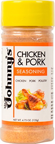 Johnny's - Chicken & Pork Seasoning - Pack of 6 - 4.75 oz | Savory Herb & Spice Blend, Ideal For Chicken, Pork, Roasting, Grilling