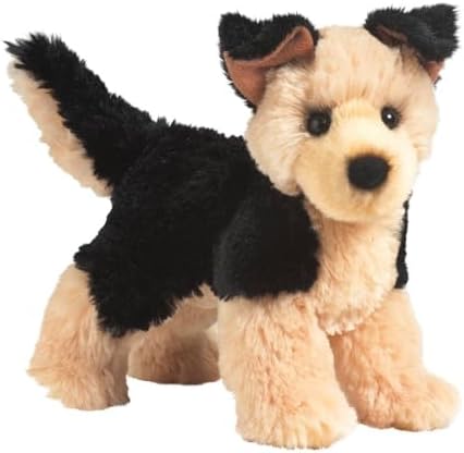 Douglas Sheba German Shepherd Dog Plush Stuffed Animal | 8-Inch Long