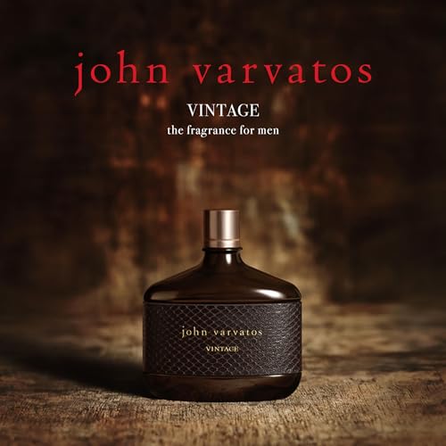 John Varvatos Men's Cologne, Vintage Eau de Toilette EDT Spray, Aromatic Chypre Scent with Notes of Quince Paste, Patchouli & Tobacco Leaf