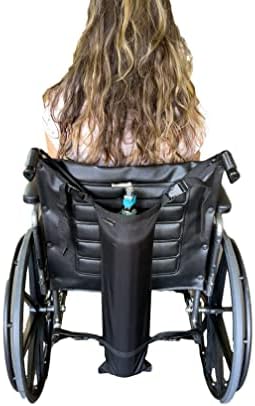EZ-ACCESS EZ-ACCESSORIES Wheelchair Single Oxygen Carrier for D & E Cylinders