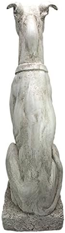 Design Toscano Man's Best Friend Dog with Basket Outdoor Garden Statue, 8 Inches Wide, 12 Inches Deep, 19 Inches High, Handcast Polyresin, Antique Stone Finish