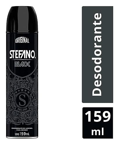 Stefano Black Desodorante / Deodorant Spray by Lournay 4.3 Oz (125 grs) by Stefano