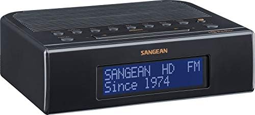 SANGEAN SG-114 AM/FM-RBDS Digital Tuning Clock Radio with USB Phone Charging