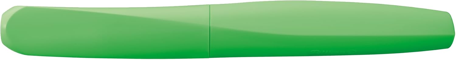 Pelikan Twist Fountain Pen with 1 Ink Cartridge, Medium Nib, Silver, Boxed (947101)