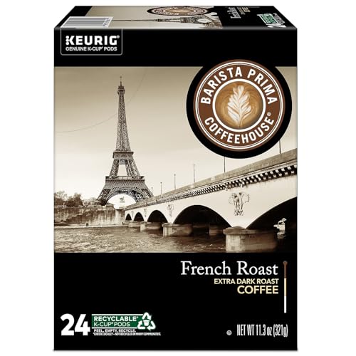 Barista Prima Coffeehouse 6611 French Roast K-Cups Coffee Pack, 24/box