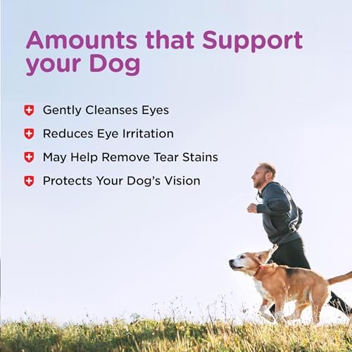 Nutri-Vet Dog Eye Wash, Tear Stain Remover for Dogs, Pet Eye Rinse, 4oz | Eye Wash for Dogs, Dog Eye Cleaner, Tear Stains, Pet Safe Formula