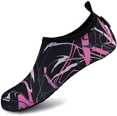 VIFUUR Water Shoes for Men Women Barefoot Quick Dry Aqua Socks Slip On | Lightweight, Breathable Upper, Flexible Sole, Drainage Design, Easy Slip-On Fit for Water Activities