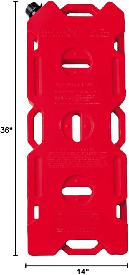 RotopaX - 4 Gallon Gasoline Pack - Leakproof Portable Fuel Container, Red