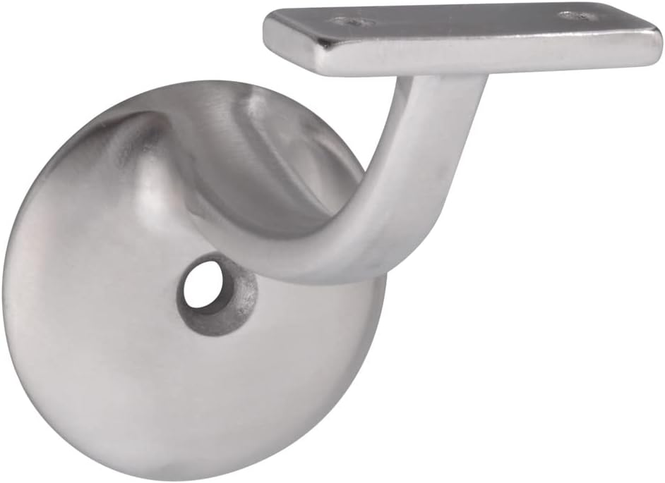 National Hardware Handrail Bracket for Indoor Stairs, Stainless Steel | Adjustable Angle Fits Sloped Stair Runs