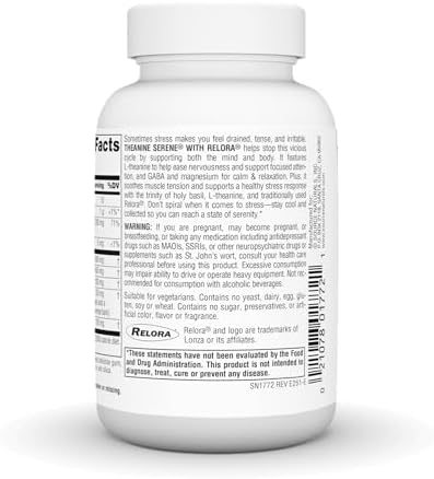 Source Naturals Theanine Serene with Relora, Calm Mind and Body* - 120 Tablets