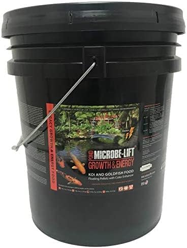 MICROBE-LIFT High Growth and Energy Floating Fish Food Pellets for Ponds, Water Gardens, and Fountains, Safe for Live Goldfish and Koi, 5.25 lbs