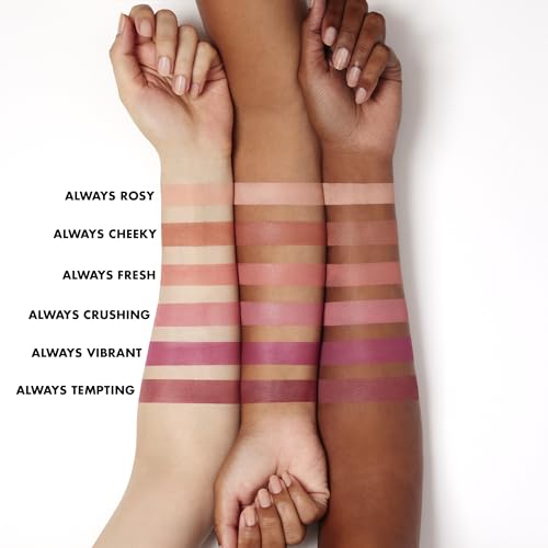 e.l.f Primer-Infused Blush, Long-Wear, Matte, Bold, Lightweight, Blends Easily, Contours Cheeks, Always Rosy, All-Day Wear, Vegan & Cruelty-Free