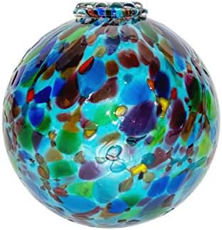Totally Blown Glassworks Pond Float. Handmade Blown Glass, Garden Gazing Ball, Table Centerpiece