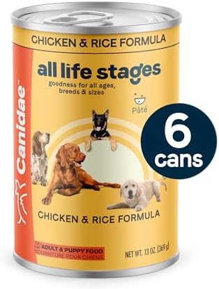 Canidae All Life Stages Premium Wet Dog Food for All Breeds, All Ages, Chicken & Rice Recipe, 13 oz. (Case of 12)