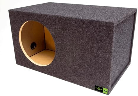 Atrend 15 Soundqubed Single Vented - SPL Tune Subwoofer Box Improves Audio Quality, Sound & Bass - Woofer Specific Enclosure Certified - Made in USA