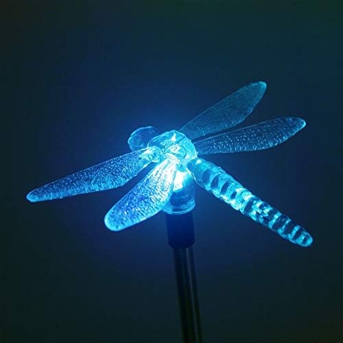 1PCS Waterproof Outdoor Solar Garden Stake Light w Color Charging