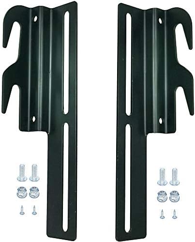 CAFORO #711 Bolt-On to Hook-On Conversion Bed Frame Brackets, Bed Rail Headboard Bracket, Bed Hook Adapter Kit (Set of 2)