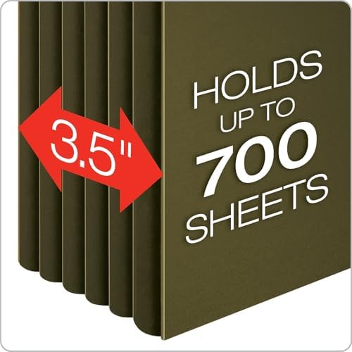Pendaflex SureHook Hanging File Folders, Legal Size, Standard Green, 4/Pack (PFX 09317)