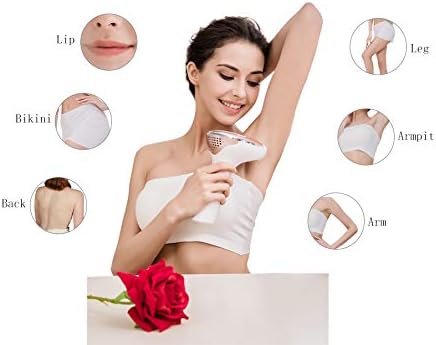 IPL Hair Removal for Women, MiSMON Permanent Laser Hair Removal Device for Body, Bikini, 300,000 Flashes with Safe Skin Tone Sensor