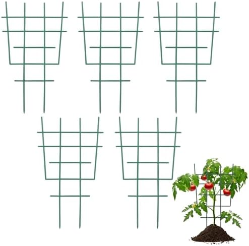 DOITOOL 12 Inch Small Plant Trellis for Potted Plants, 5-Pack