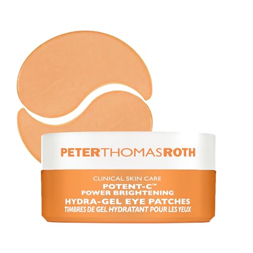 Peter Thomas Roth | Potent-C™ Power Brightening Hydra-Gel Eye Patches | Eye Mask Patches for Under-Eye Bags and Fine Lines | Brightens The Look of