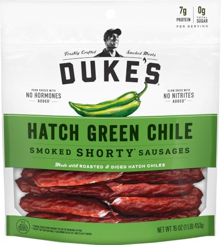 Duke's Pork Hot & Spicy Smoked Shorty Sausages, 16 oz.