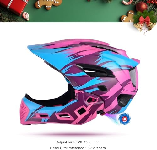 Toddler and Kids Full Face Bike Helmet Girl and Boy BMX