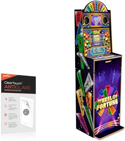 BoxWave Screen Protector Compatible with Arcade1Up Wheel of Fortune Casinocade Deluxe Arcade Game - ClearTouch Anti-Glare (2-Pack)