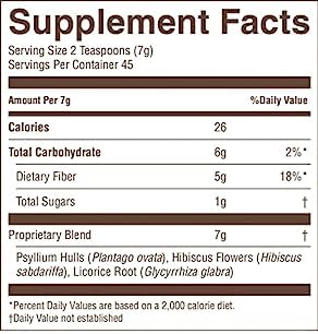 Nature's Sunshine Psyllium Hulls Combination 11 Oz