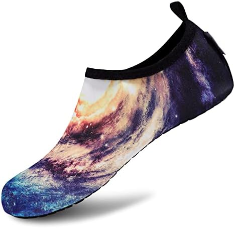 VIFUUR Water Shoes for Men Women Barefoot Quick Dry Aqua Socks Slip On | Lightweight, Breathable Upper, Flexible Sole, Drainage Design, Easy Slip-On Fit for Water Activities
