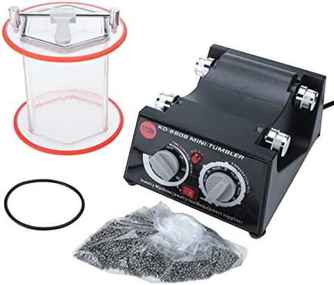 YaeMarine 110V 80W Jewelry Polisher Tumbler 3kg 6.6 Lbs Capacity Jewelry Polisher Machine Tumbler