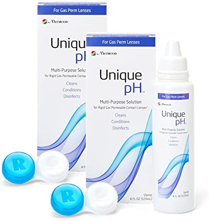 Menicon Unique pH Multipurpose Contact Lens Solution with Lens Case 4 fl oz