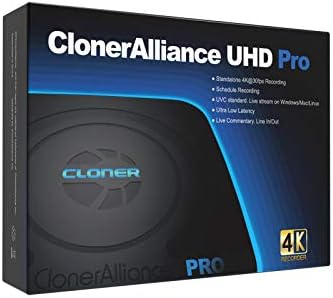 UHD Pro, 4K Video Recorder, HDMI Capture DVR with H.265/H.264 Codec, Cinematic 24fps Recording(Up to 30fps), 4K@60fps Passthrough