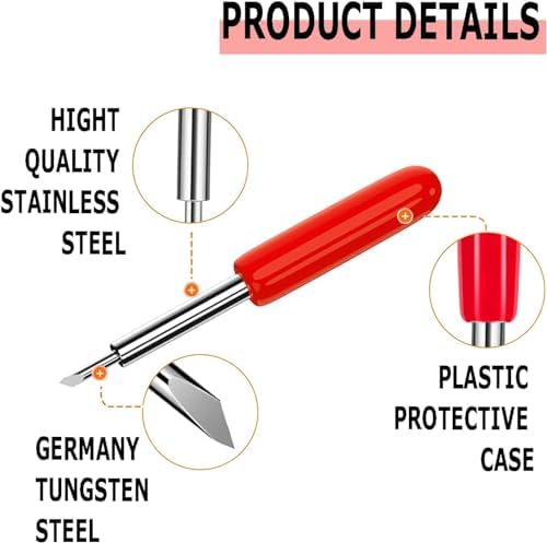 THANMAO 20 Pcs Replacement Blades Compatible with Explore Air 2/Air 3/Explore 4/Maker/Maker 3/Maker 4 Cutting Machines（5 Fine-Point Blades, 10 Standard Blades and 5 Deep Cutting Blades）