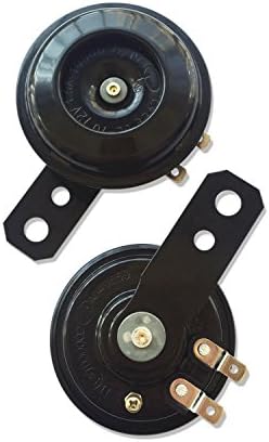 105dB Loud Motorcycle Electric Horn Kit, 12V Waterproof Warning Speaker for Traffic Safety, Universal Replacement for ATV, Dirt Bike
