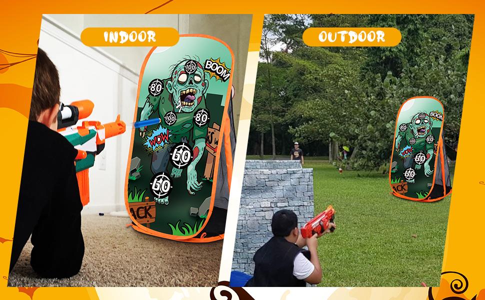 nerf gun targets for shooting practice