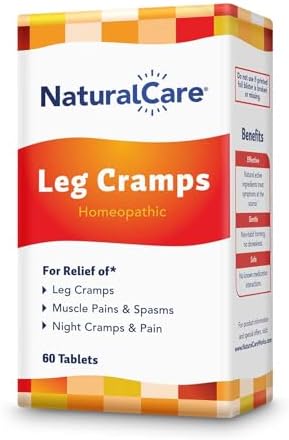 NaturalCare Leg Cramps, Homeopathic Tablets, 60ct | May Provide Support for Leg, Calf & Foot Cramps, Muscle Spasms & Pain