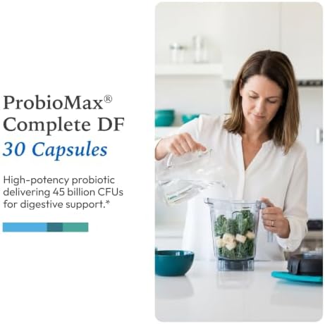 XYMOGEN ProbioMax Daily 100B - Probiotics for Digestive Health Support - Lactobacillus Acidophilus & Bifidobacterium Lactis HN019 - Vegetarian, Gluten-Free & Non-GMO - 30 Capsules