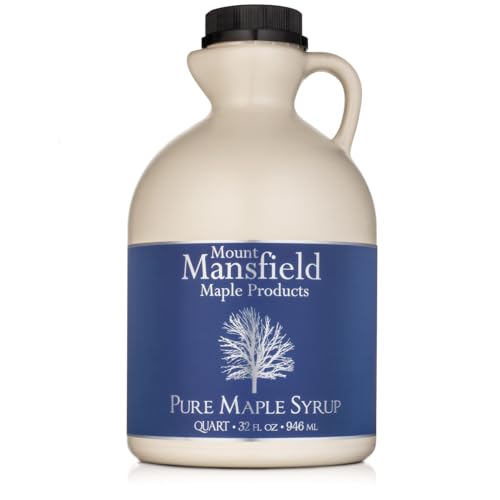 Mansfield Maple Pure Vermont Maple Syrup in Plastic Jug (Grade A Golden Delicate, Pint)