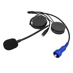 Rugged Radios HK-OFSP-3.5-AA Motorcycle Helmet Kit Speakers Full Flex Boom Dura Link 3.5mm Jack