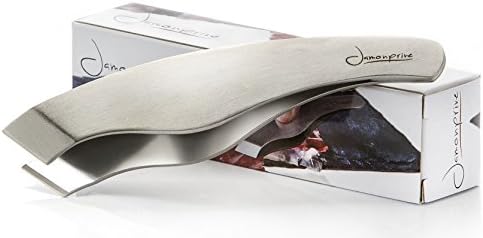 Non-Slip Ham Tongs - Anti-Skid Ham Tweezers Jamonprive - Perfect for Thin Slices of Serrano Ham, Ibérico Ham and Italian Prosciutto (Ham Tongs)