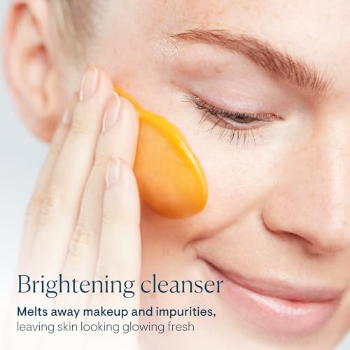 ELEMIS Superfood AHA Glow Cleansing Butter, Daily Facial Cleanser/Mask Removes Makeup, Cleanses & Helps to Brighten, Nourish, and Hydrate Skin
