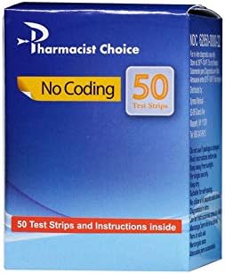 HD Blood Glucose Meter with Pharmacist Choice 100 Test Strips for Glucose Monitor