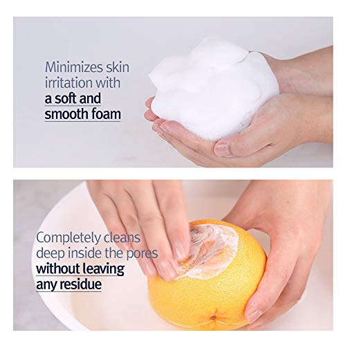 PYUNKANG YUL Cleansing Foam - Korean Facial Wash for All Skin Types - Zero-irritation Face Washer extracted from Coconut - Moisturized Skin & Creating Moisture Barrier after Cleansing - 5.1 Fl. Oz