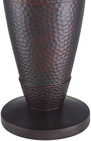 Regency Hill Fallon 66" Tall Bronze USB and Outlet Tray Table Floor Lamp