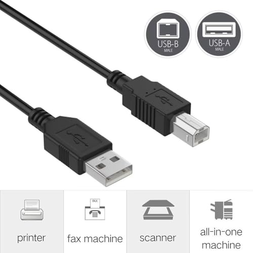 6ft USB Cable PC Laptop Cord Compatible with Pioneer TSP-16 Toraiz SP-16 Professional Studio Grade Sampler