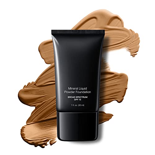 Jolie Mineral Liquid Powder Foundation SPF 15 1 Fl. Oz. Hypoallergenic - For All Skin Types (Cream Beige)