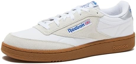 Reebok Club C 85 Mens Tennis Shoes, Casual Fashion White Sneakers for Men